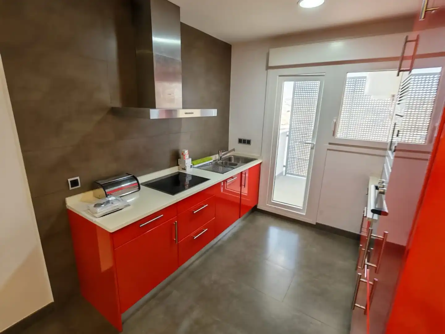 Cocina de Piso de alquiler en Murcia con Aire acondicionado, Calefacción y Terraza