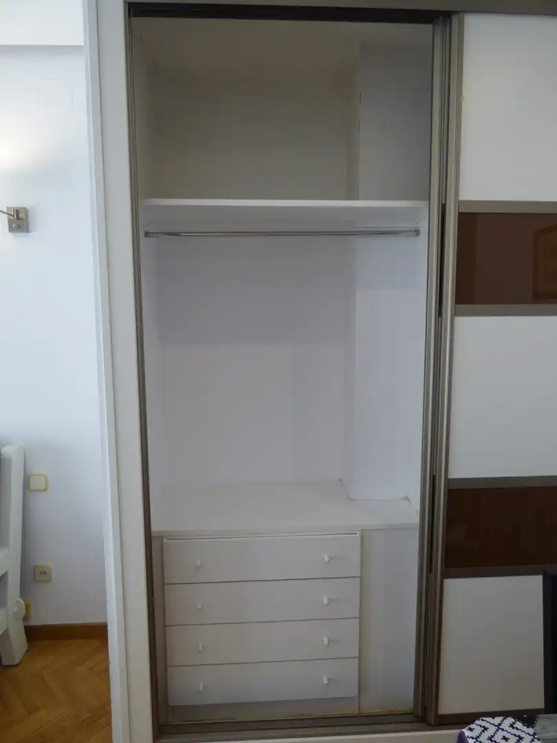 Bedroom of Flat for rent in Madrid  with Air Conditioner, Heating and Furnished