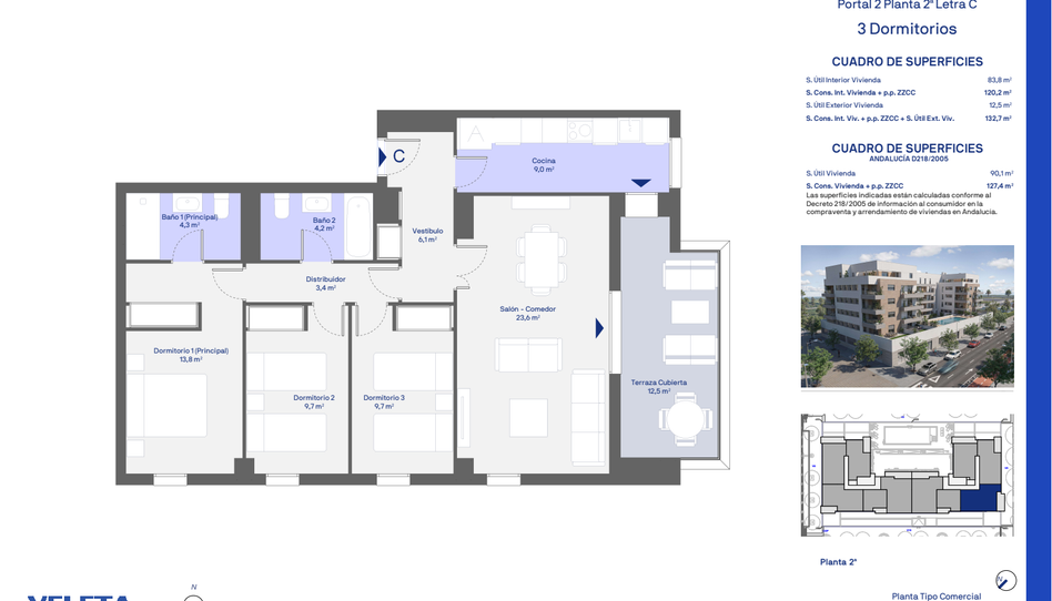 Photo 1 from new construction home in Flat for sale in R. Palmas Altas. Isla Natura, Bellavista, Sevilla