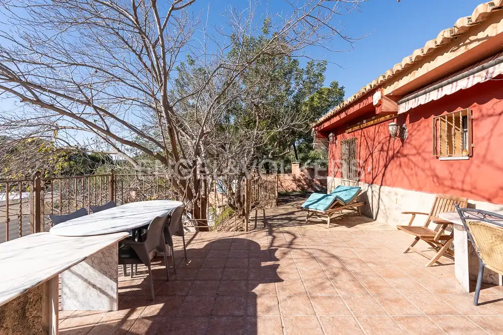 Terraza de Casa o chalet en venta en Sagunto / Sagunt con Aire acondicionado, Calefacción y Jardín privado