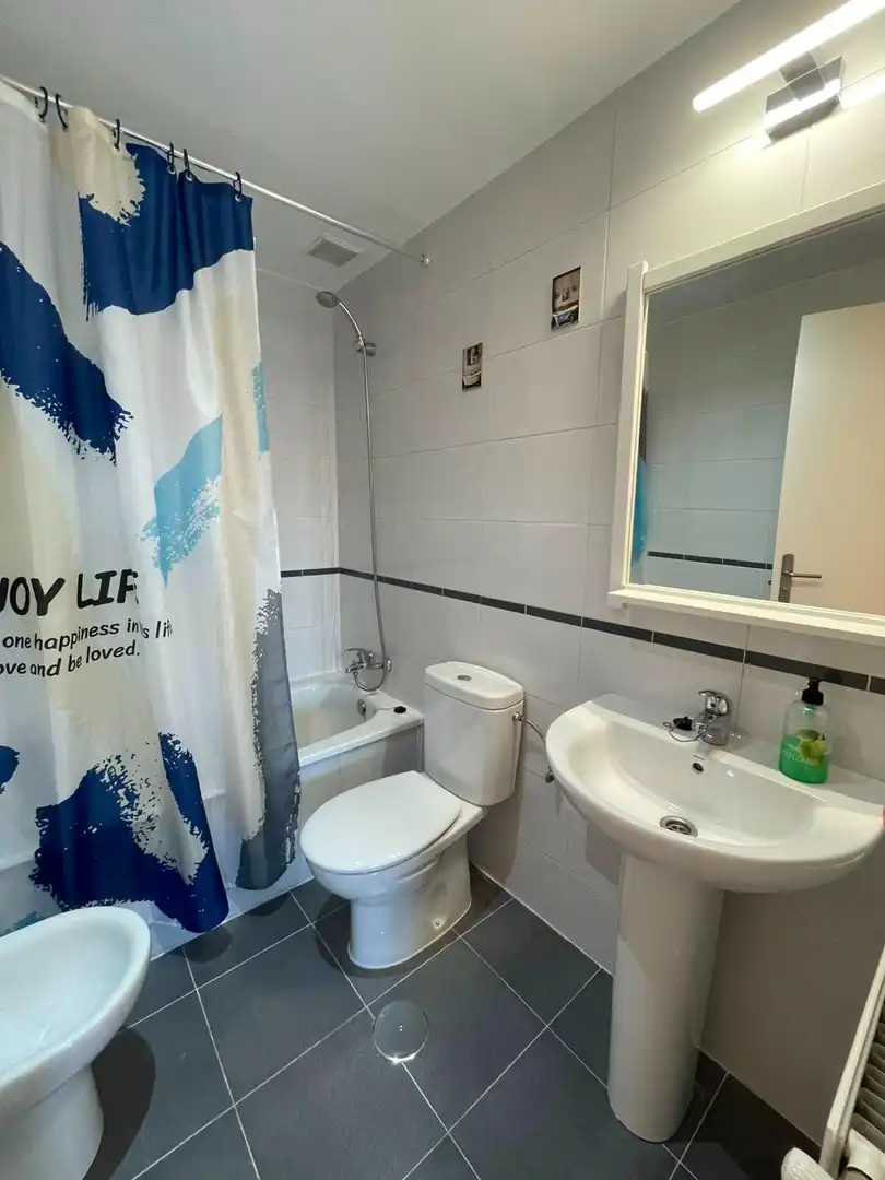 Badezimmer von Dachboden zur Miete in El Molar (Madrid) mit Heizung, Terrasse und Balkon
