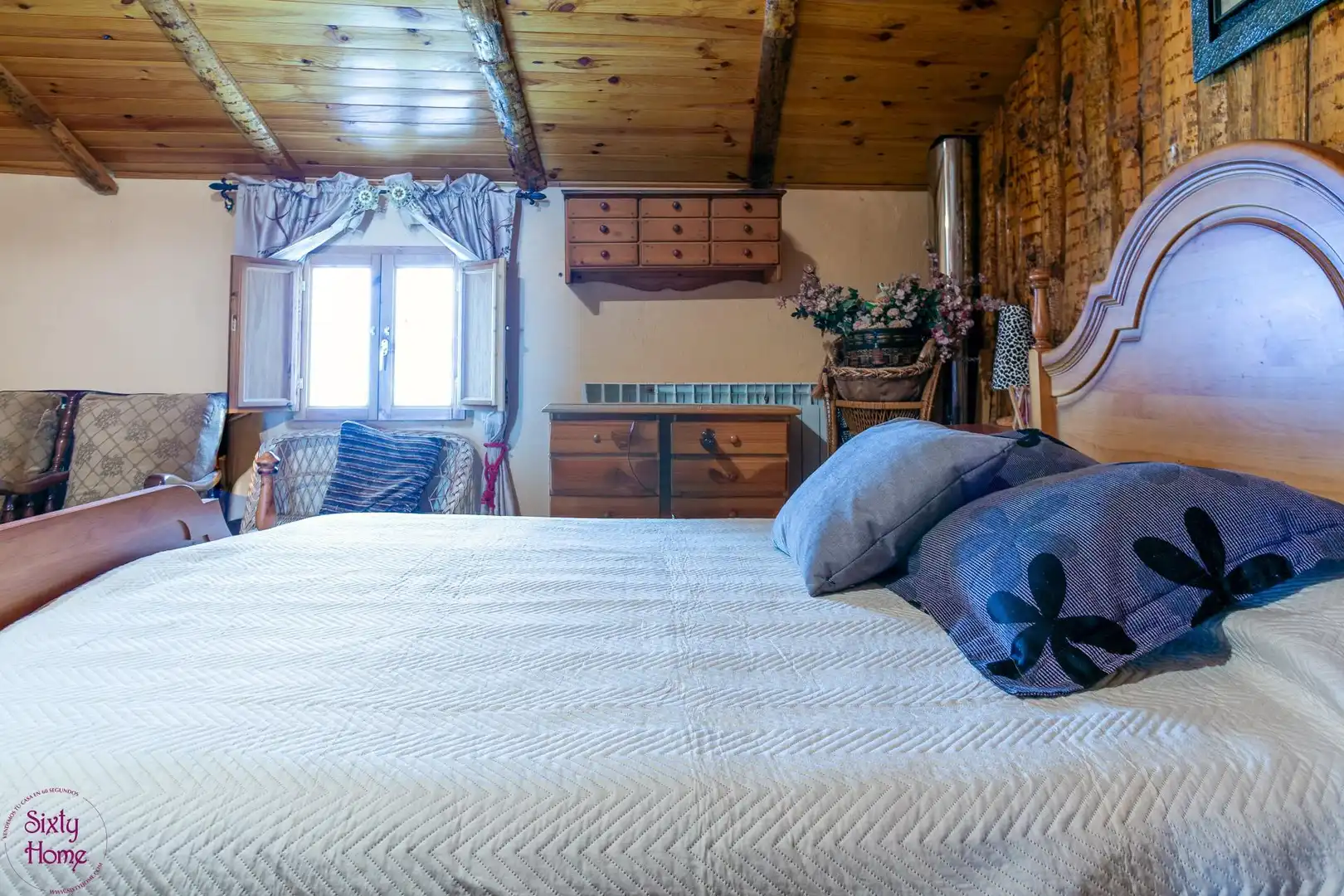 Bedroom of Houses for sale in Castiliscar  with Furnished