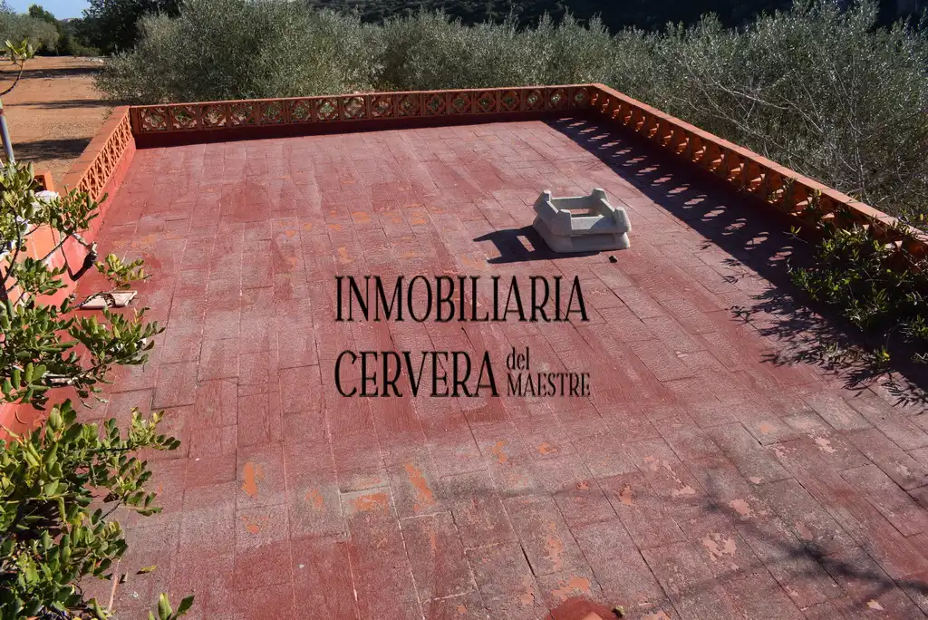 Terrassa de Finca rústica en venda en Cervera del Maestre amb Terrassa