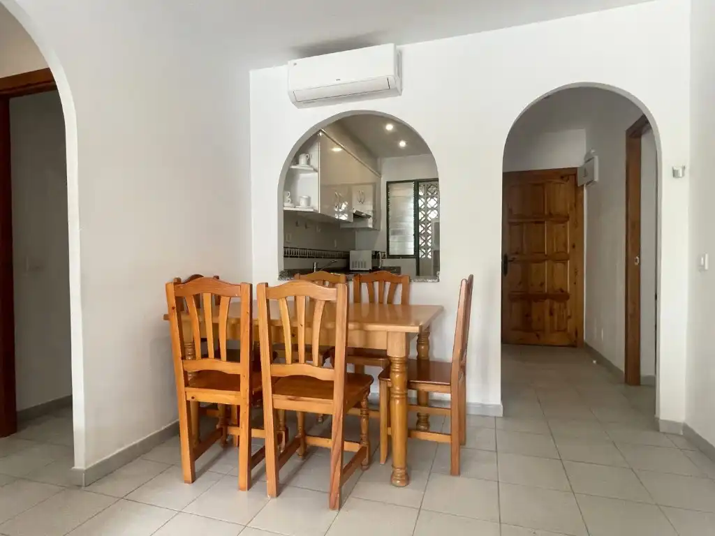 Dining room of Apartments for sale in Vera  with Air Conditioner, Terrace and Furnished