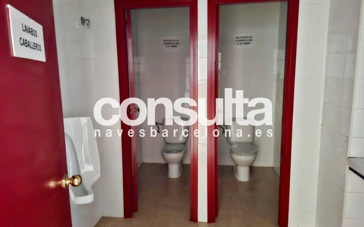 Baño de Nave industrial de alquiler en Olesa de Montserrat
