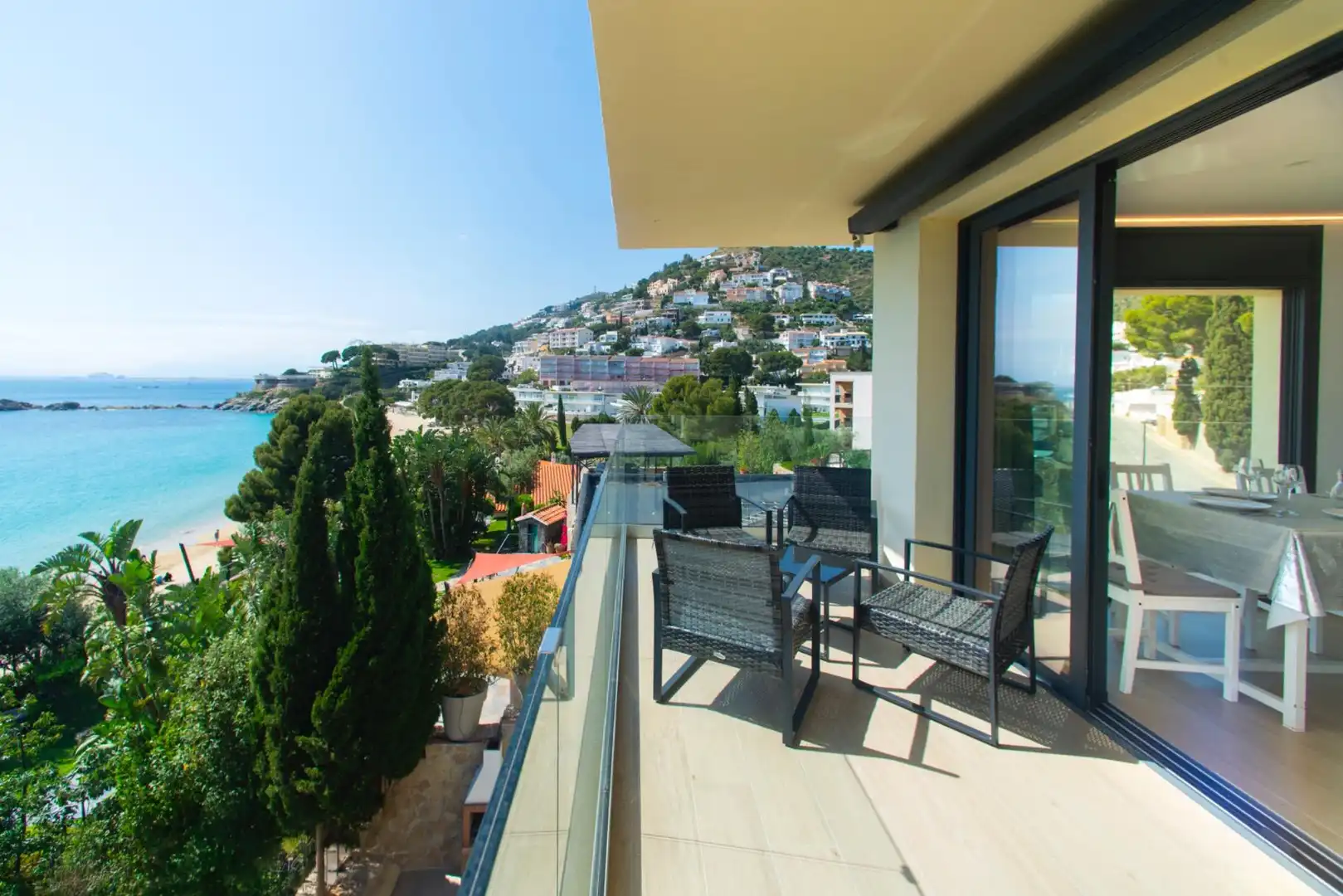 Terrassa de Apartament en venda en Roses