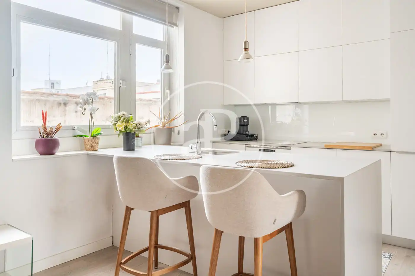 Kitchen of Flat for sale in Madrid  with Air Conditioner, Heating and Furnished