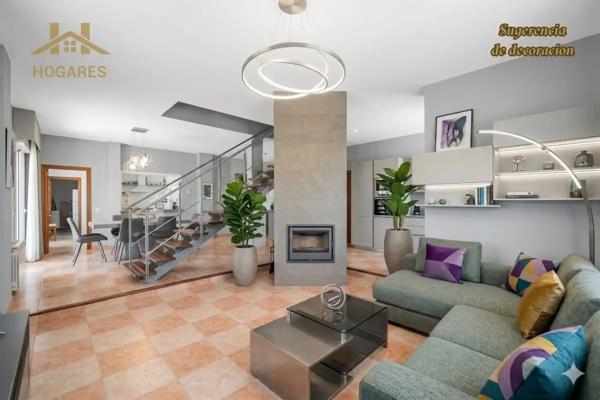 Sala de estar de Casa o chalet en venta en Méntrida con Calefacción y Jardín privado