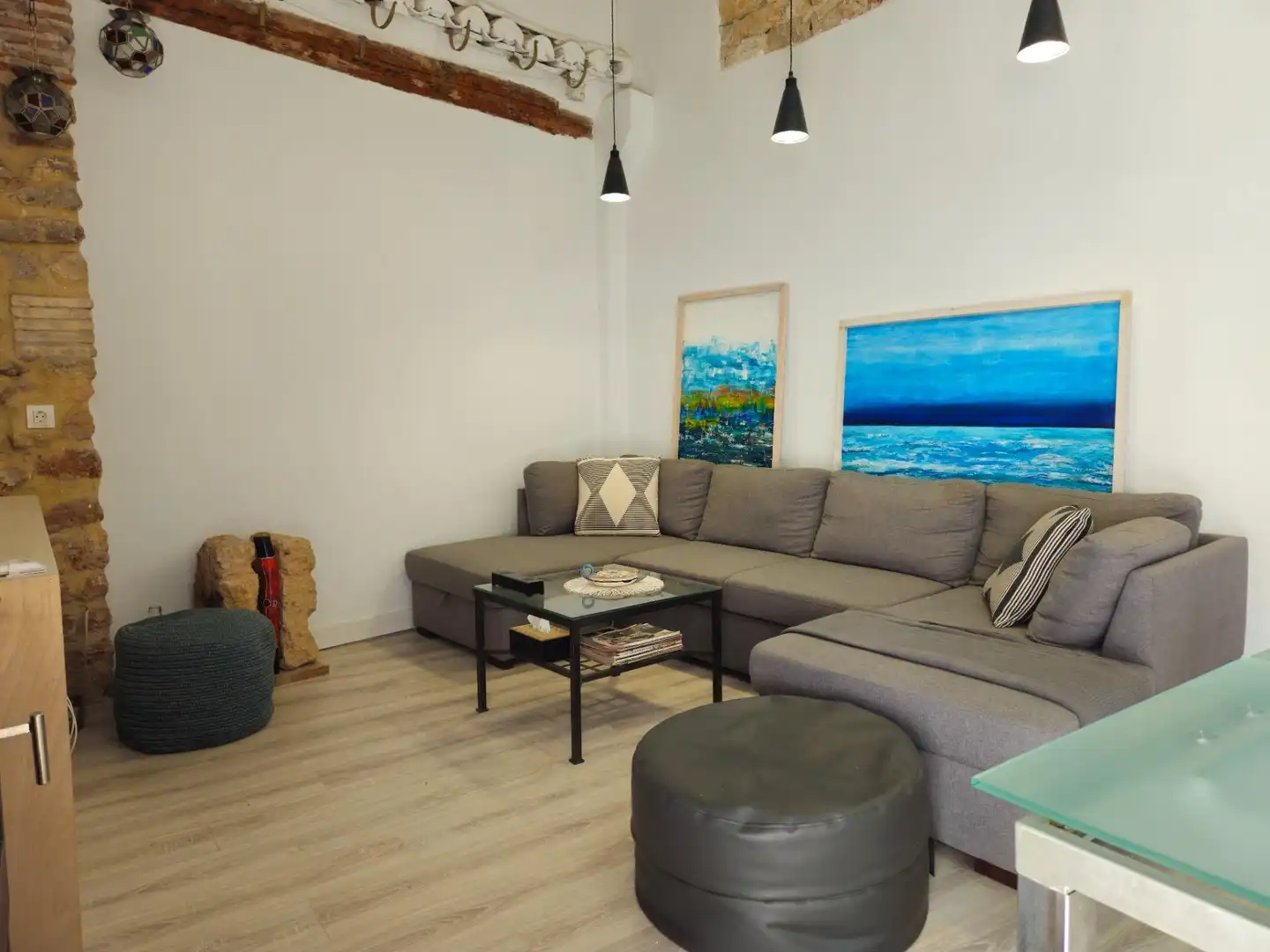 Sala d'estar de Casa o xalet en venda en Dénia amb Aire condicionat, Calefacció i Parquet