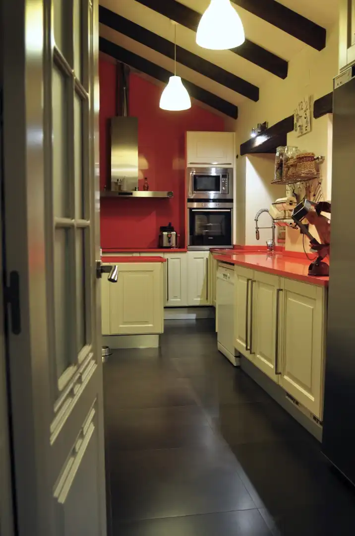 Cocina de Casa o chalet en venta en Lugo con Calefacción, Jardín privado y Parquet