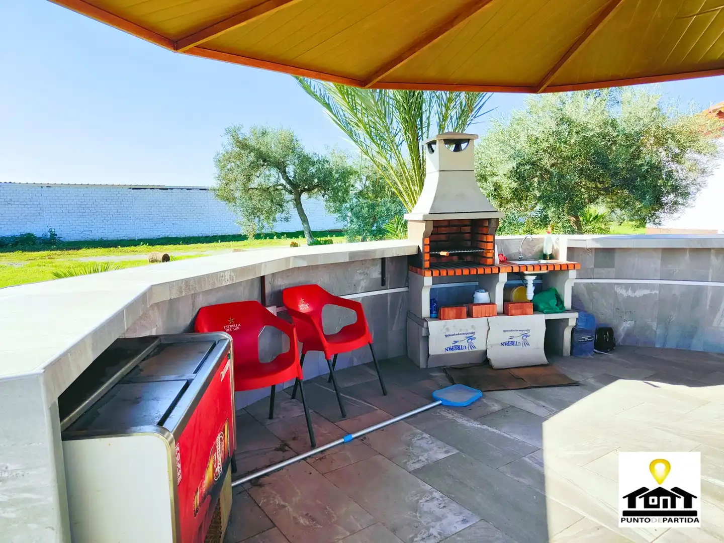 Terrasse von Country house zum Verkauf in Utrera mit Klimaanlage, Heizung und Privatgarten