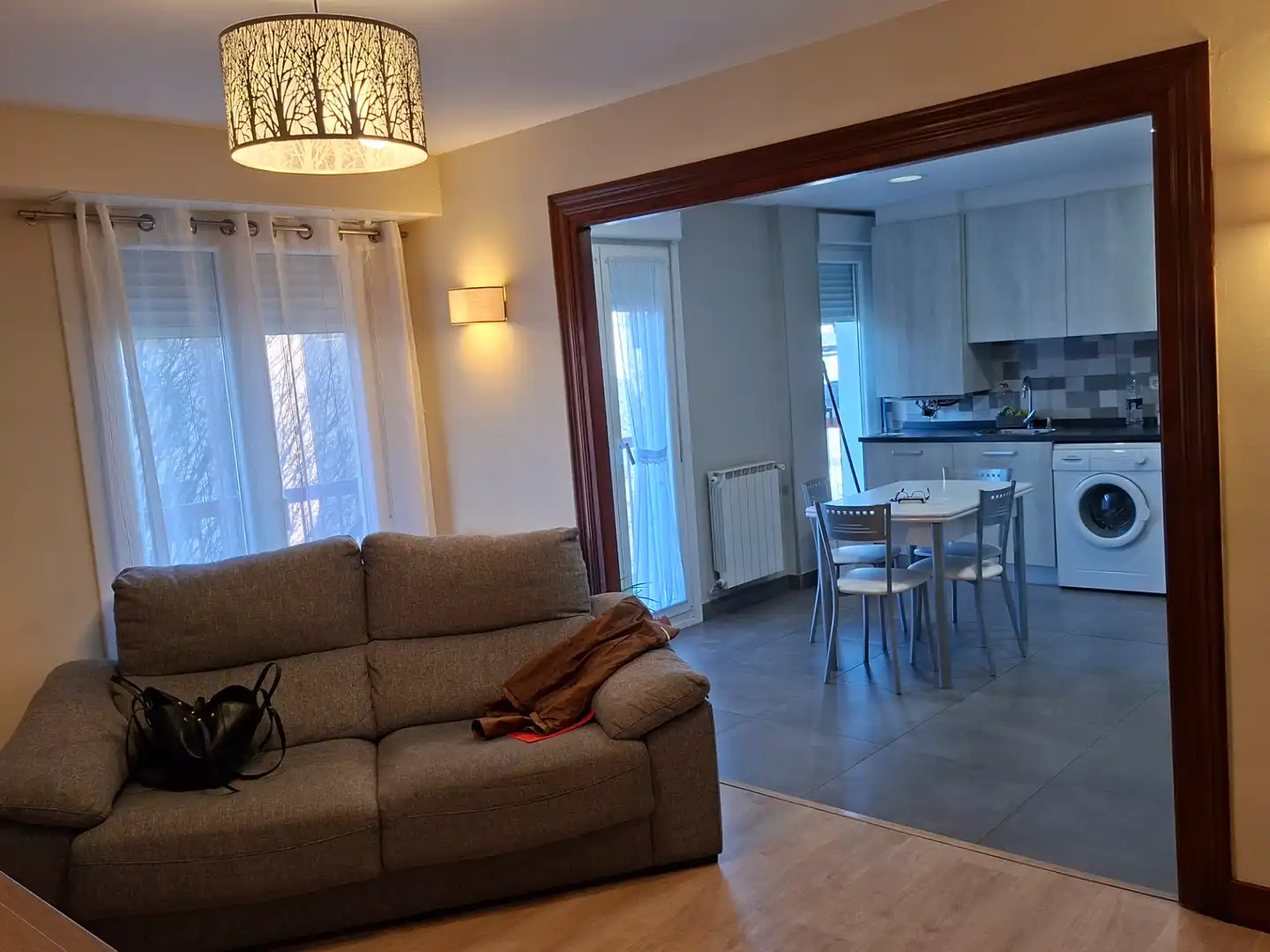 Living room of Flat for sale in Irun   with Heating, Furnished and Oven