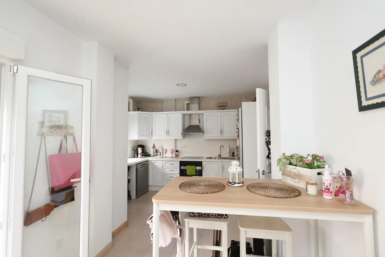 Cocina de Casa adosada en venta en Cúllar Vega con Aire acondicionado y Amueblado