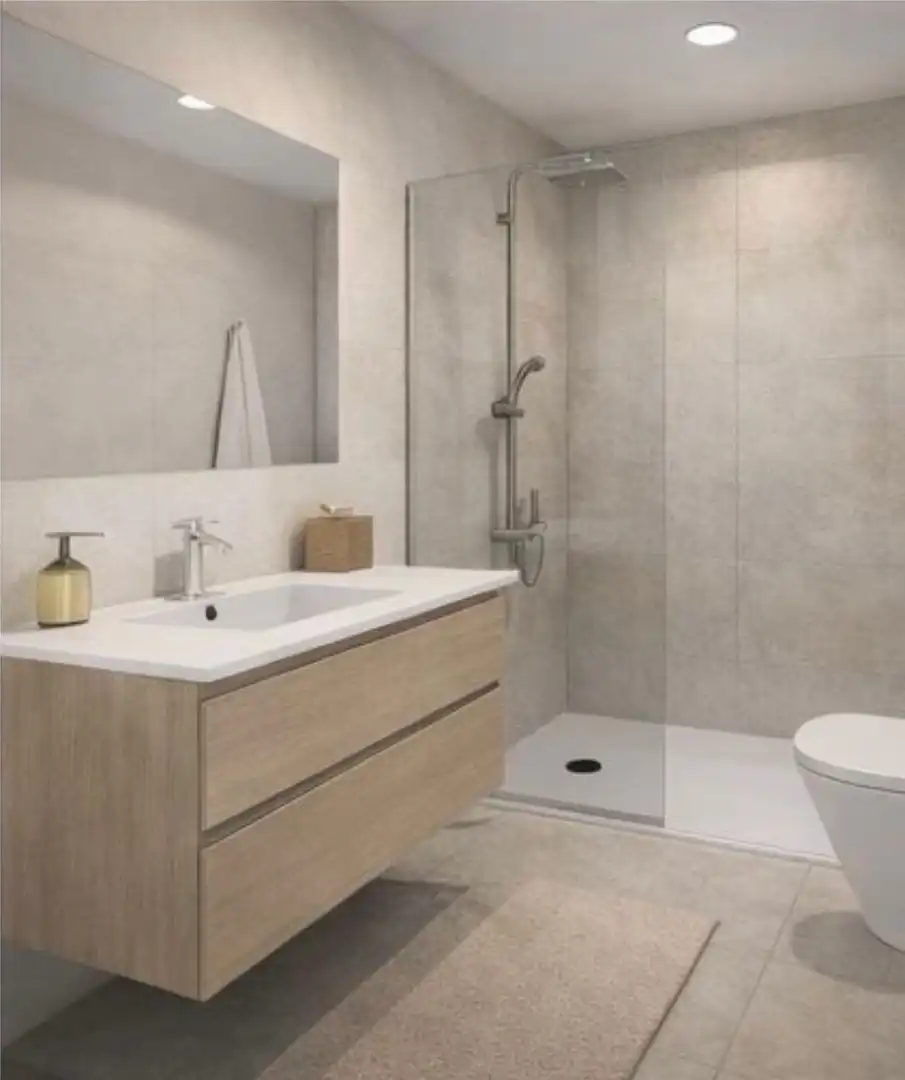Bathroom of Ground floor for sale in Dos Hermanas  with Air Conditioner and Terrace