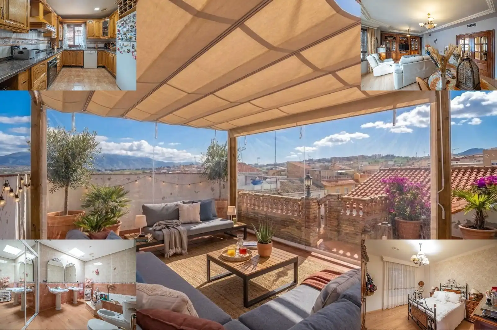Terrassa de Casa o xalet en venda en Las Gabias amb Aire condicionat, Terrassa i Moblat