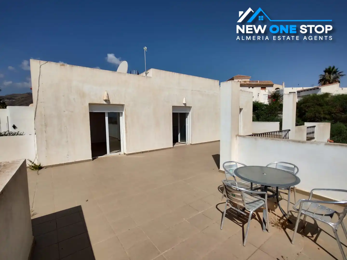 Terraza de Casa o chalet en venta en Mojácar con Aire acondicionado, Jardín privado y Terraza