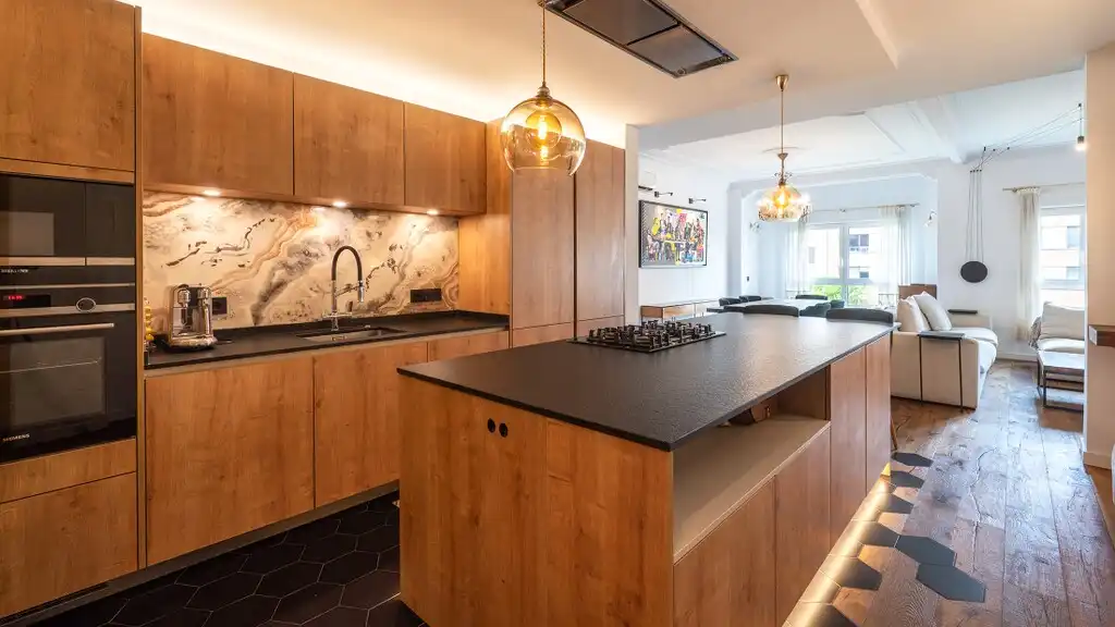 Cocina de Apartamento en venta en  Palma de Mallorca con Aire acondicionado, Calefacción y Amueblado