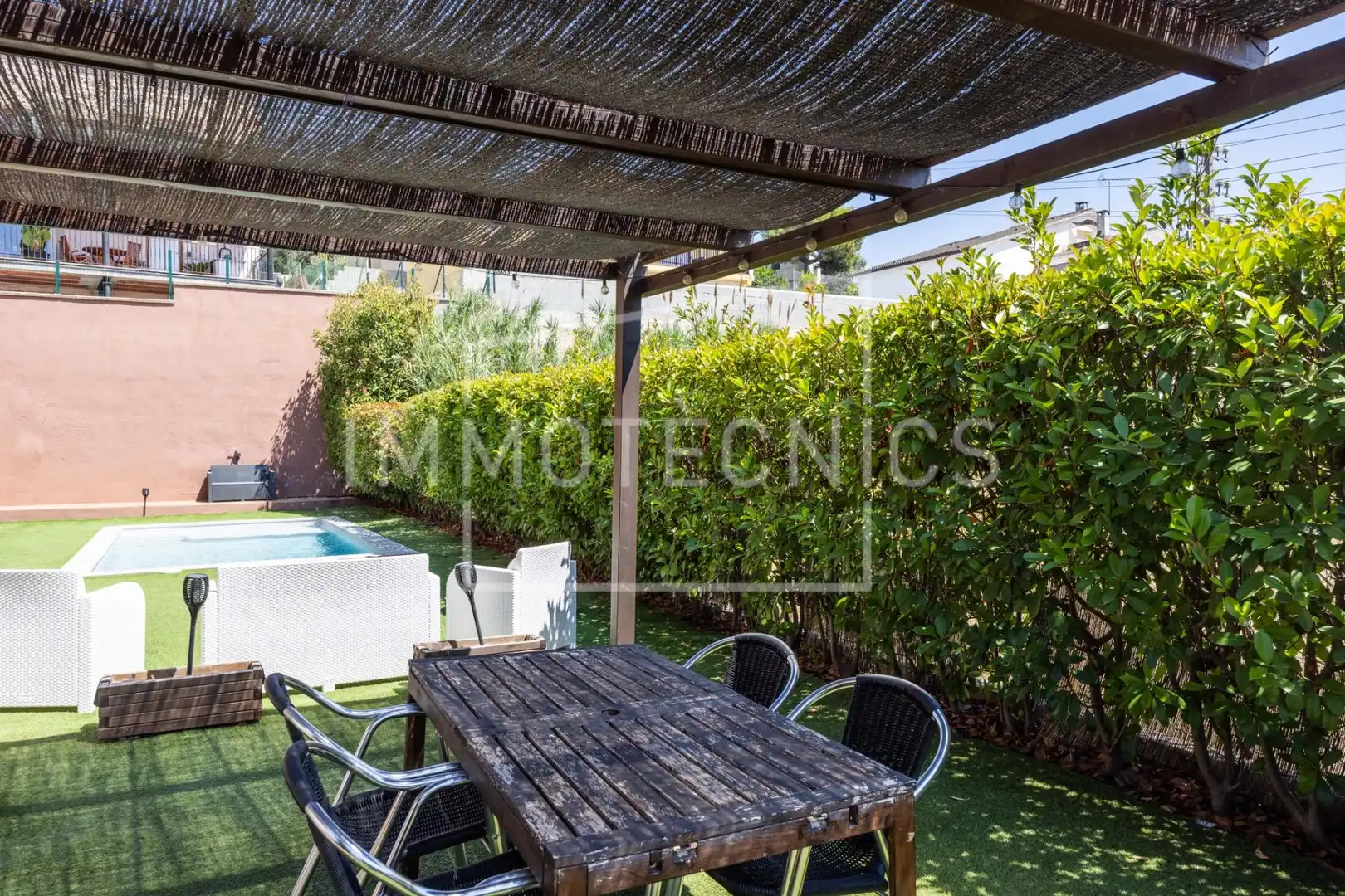 Terraza de Casa o chalet en venta en La Roca del Vallès con Calefacción, Jardín privado y Terraza