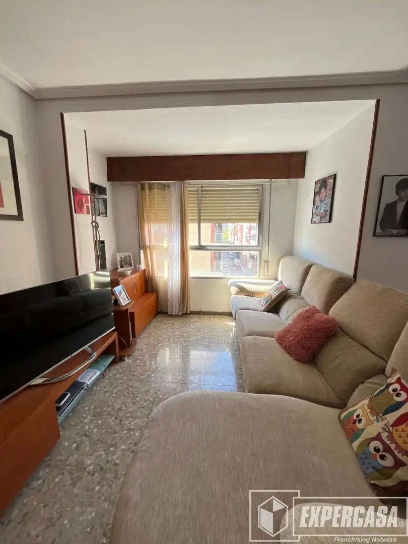 Sala de estar de Piso en venta en Valencia con Aire acondicionado y Trastero