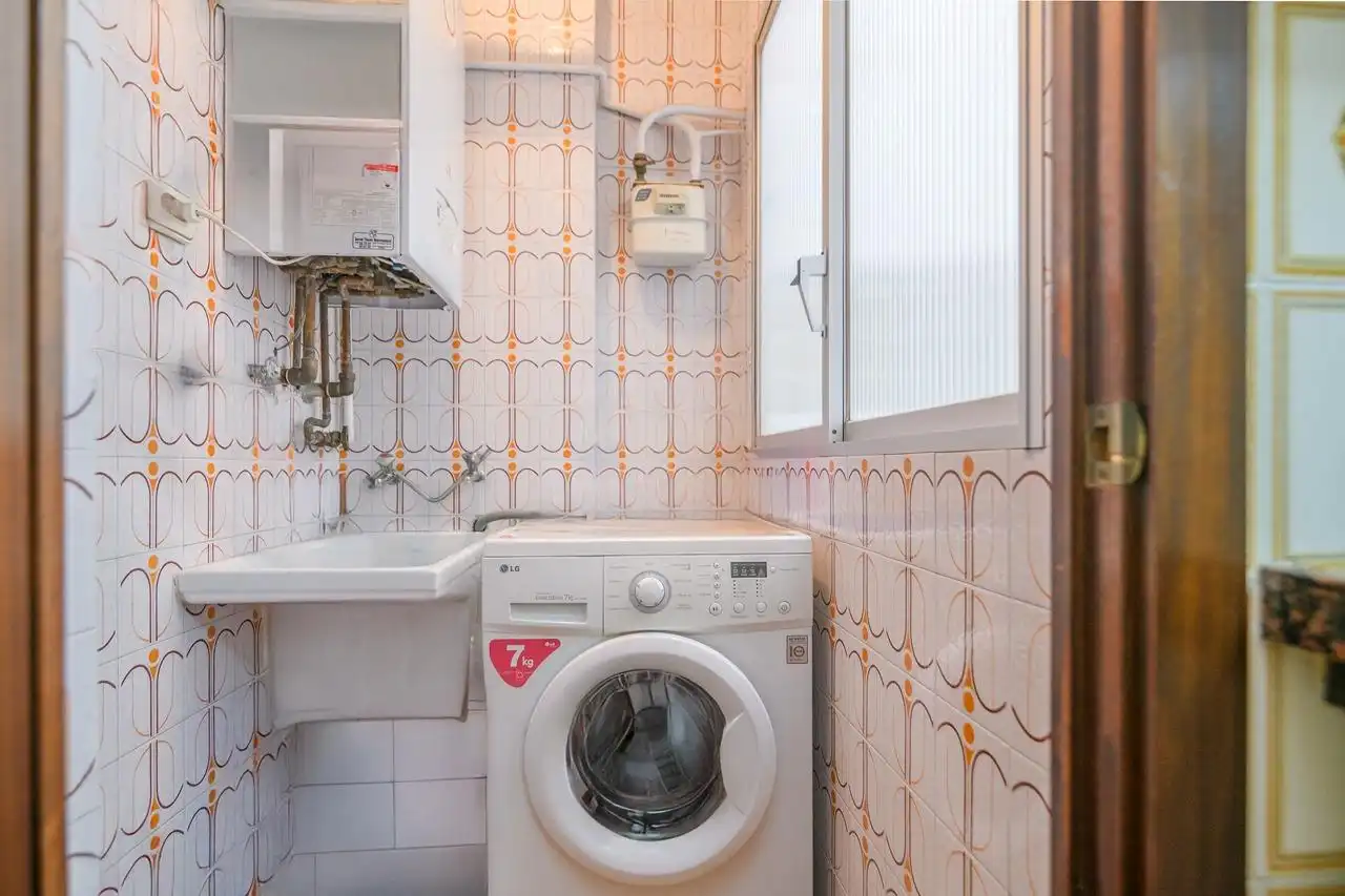 Badezimmer von Wohnung zum Verkauf in Manresa mit Heizung, Abstellraum und Balkon