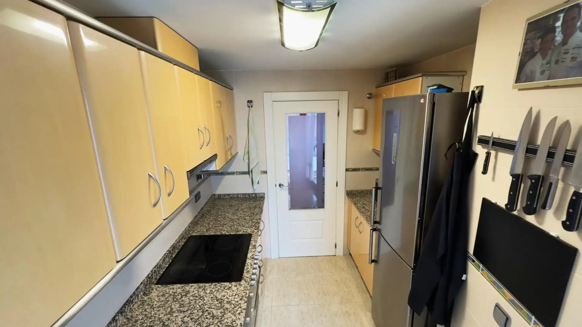 Kitchen of Flat for sale in Benidorm  with Air Conditioner, Furnished and Community pool