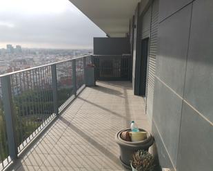 Terrace of Flat to rent in L'Hospitalet de Llobregat  with Air Conditioner, Heating and Parquet flooring