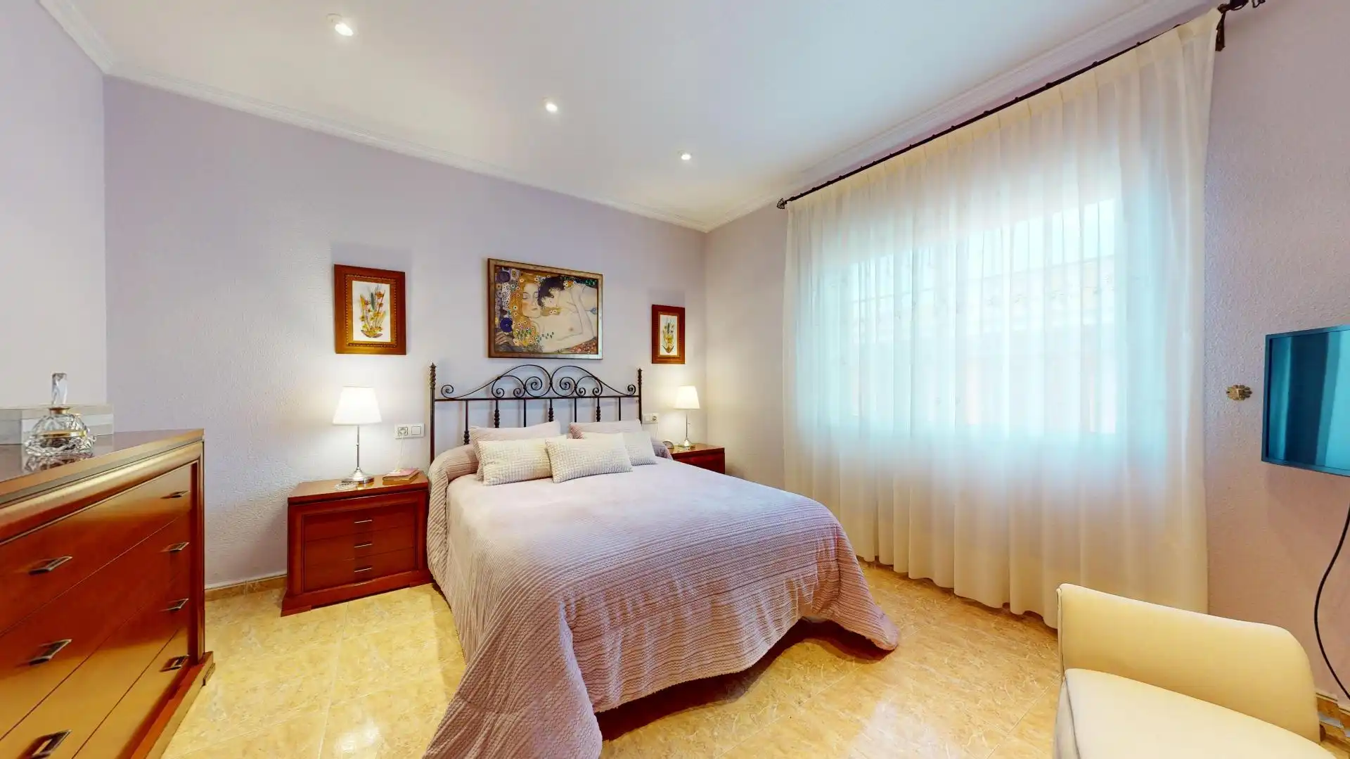 Schlafzimmer von Wohnung zum Verkauf in San Pedro del Pinatar mit Klimaanlage, Terrasse und Möbliert