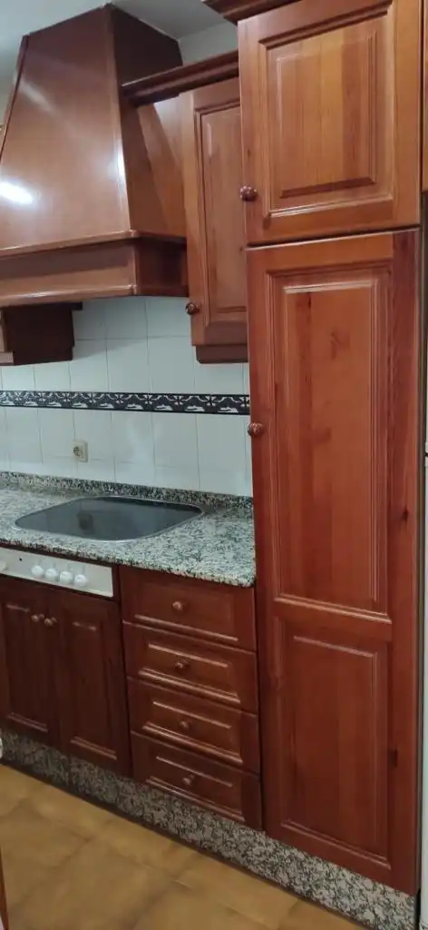 Cocina de Apartamento de alquiler en Chiclana de la Frontera con Aire acondicionado, Amueblado y Horno