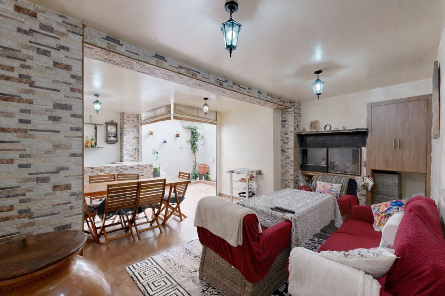 Living room of Single-family semi-detached for sale in  Murcia Capital  with Air Conditioner, Heating and Parquet flooring