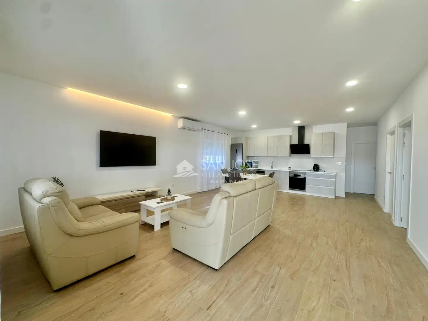 Sala de estar de Casa o chalet de alquiler en Aspe con Aire acondicionado, Calefacción y Terraza