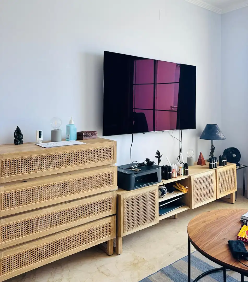 Living room of Flat for sale in Manilva  with Air Conditioner, Heating and Terrace