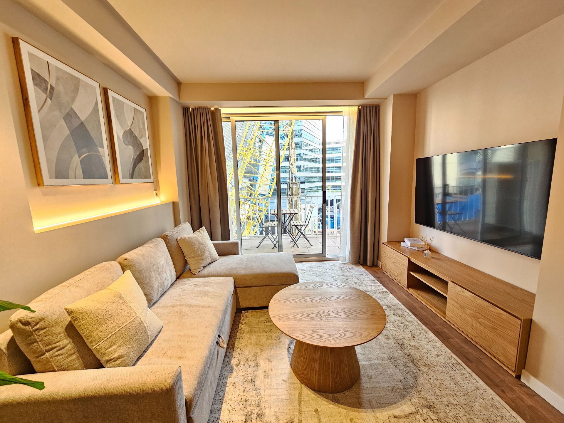 Living room of Flat to rent in  Barcelona Capital  with Air Conditioner, Heating and Terrace