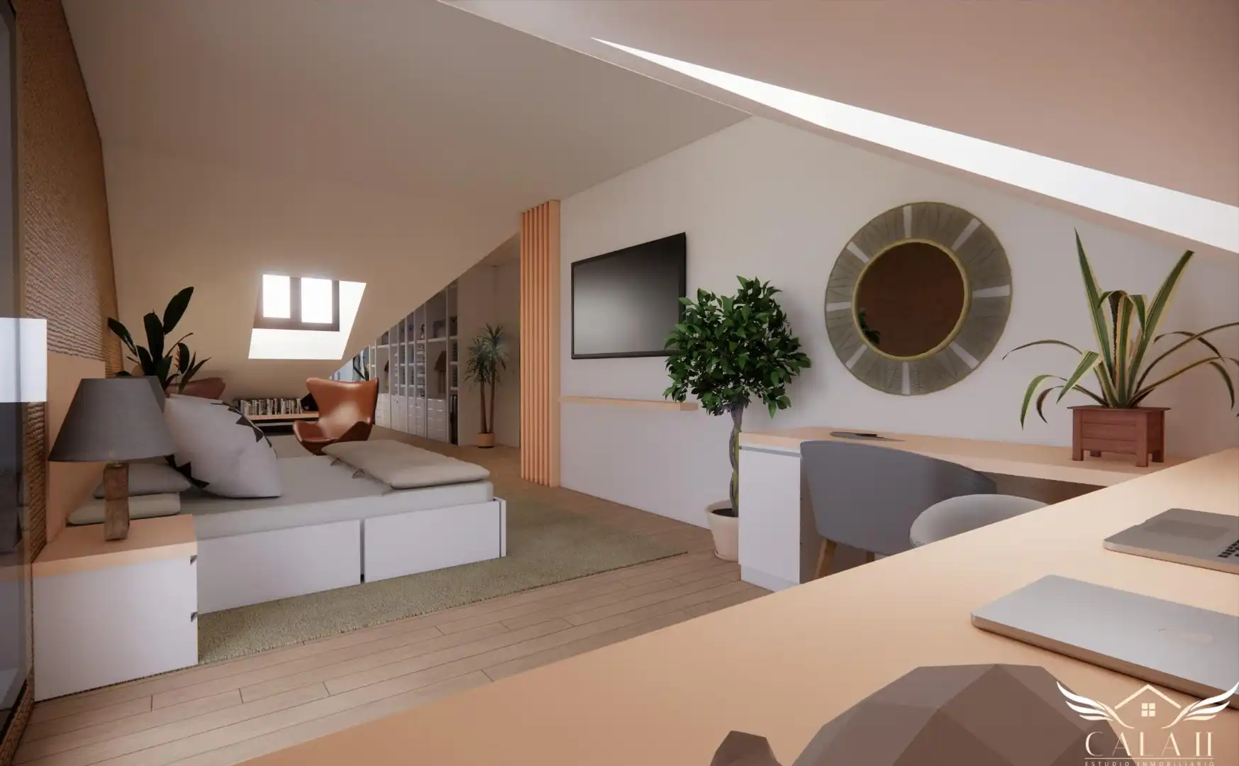 Sala d'estar de Àtic en venda en Huelva amb Aire condicionat i Terrassa