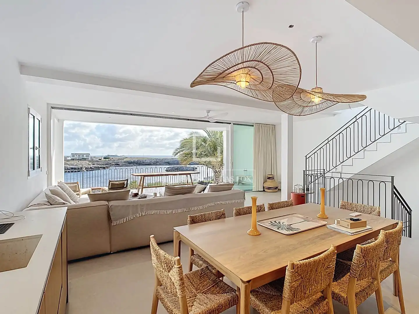 Sala de estar de Casa o chalet de alquiler en Ciutadella de Menorca con Aire acondicionado, Calefacción y Jardín privado