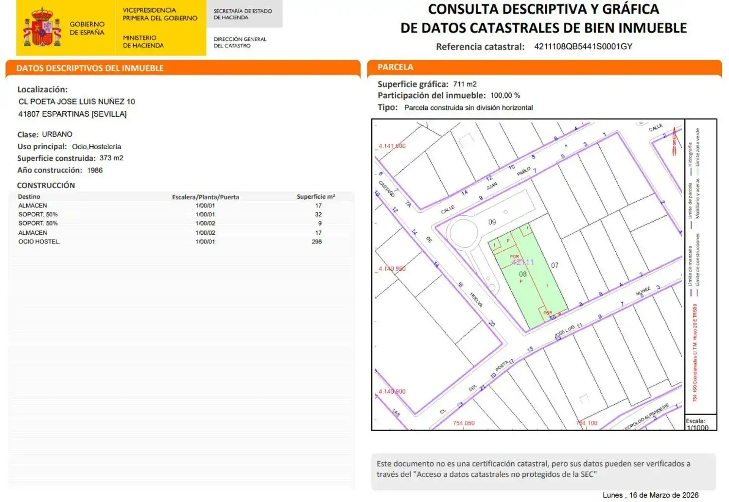Residential for sale in Espartinas