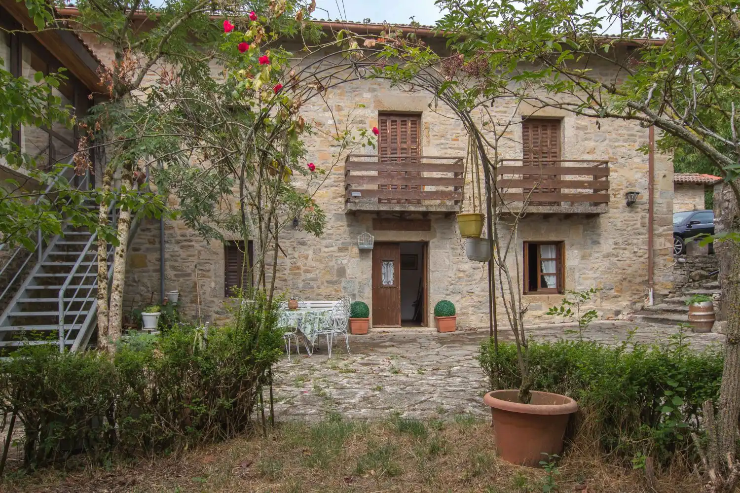 Vista exterior de Casa o chalet en venta en Atetz con Calefacción, Terraza y Amueblado