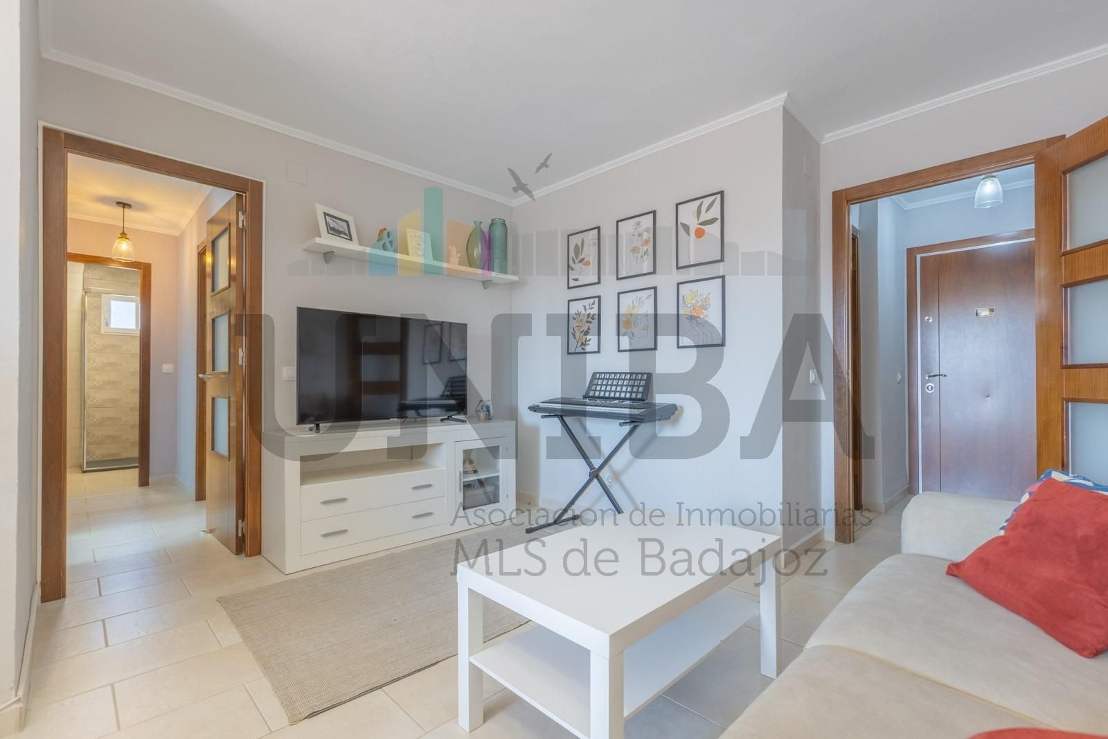 Living room of Flat for sale in Badajoz Capital  with Air Conditioner, Terrace and Balcony