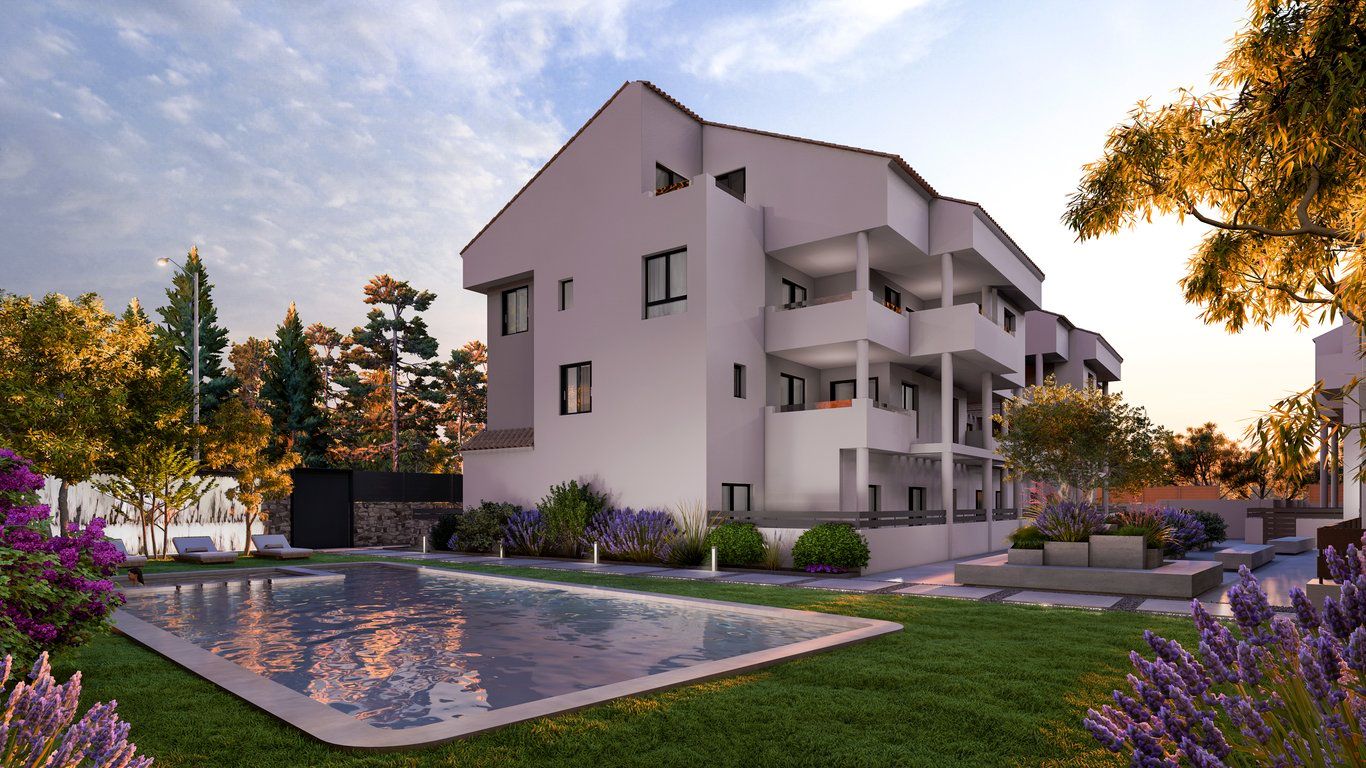 Exterior view of Flat for sale in Jávea / Xàbia  with Air Conditioner, Private garden and Storage room