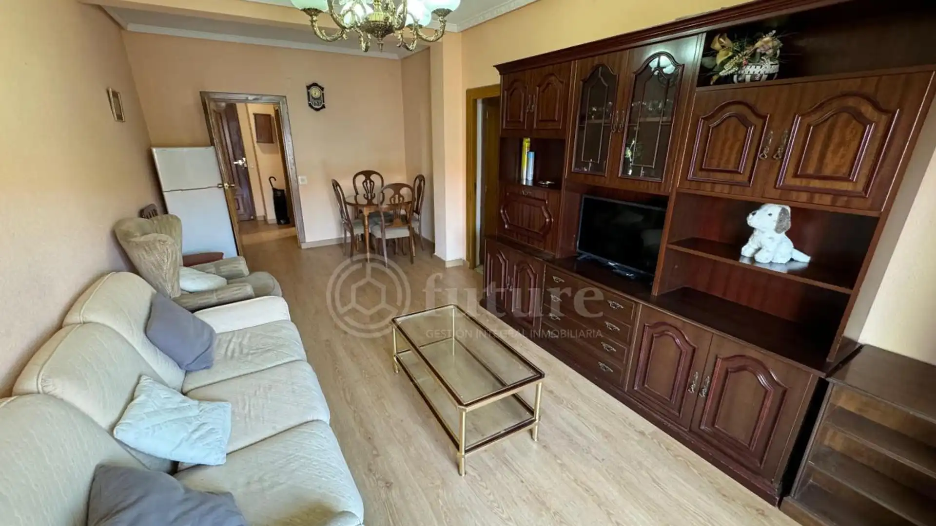 Sala de estar de Piso de alquiler en Salamanca Capital con Calefacción, Amueblado y Balcón