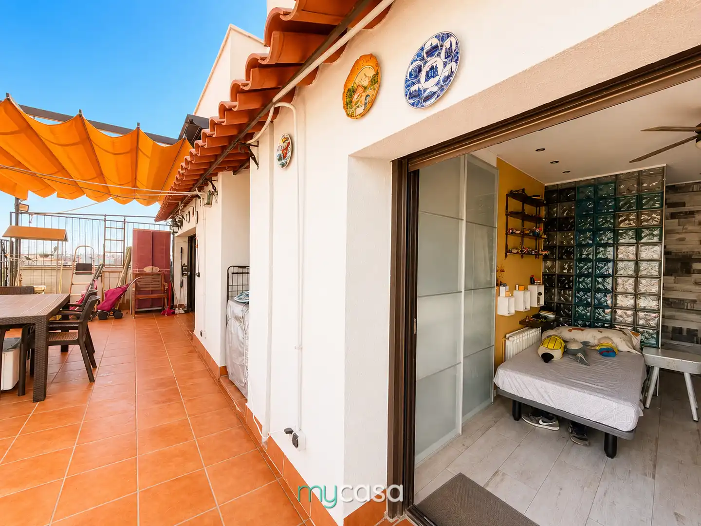 Terraza de Piso en venta en El Prat de Llobregat con Aire acondicionado, Calefacción y Parquet