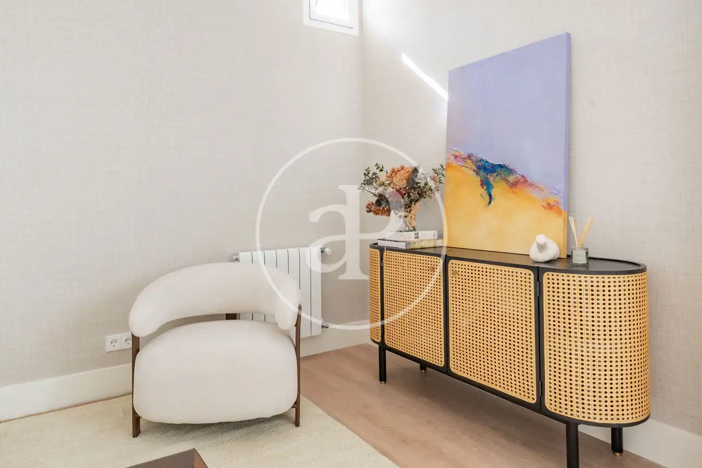 Wohnzimmer von Wohnung zum Verkauf in Madrid mit Klimaanlage, Heizung und Möbliert