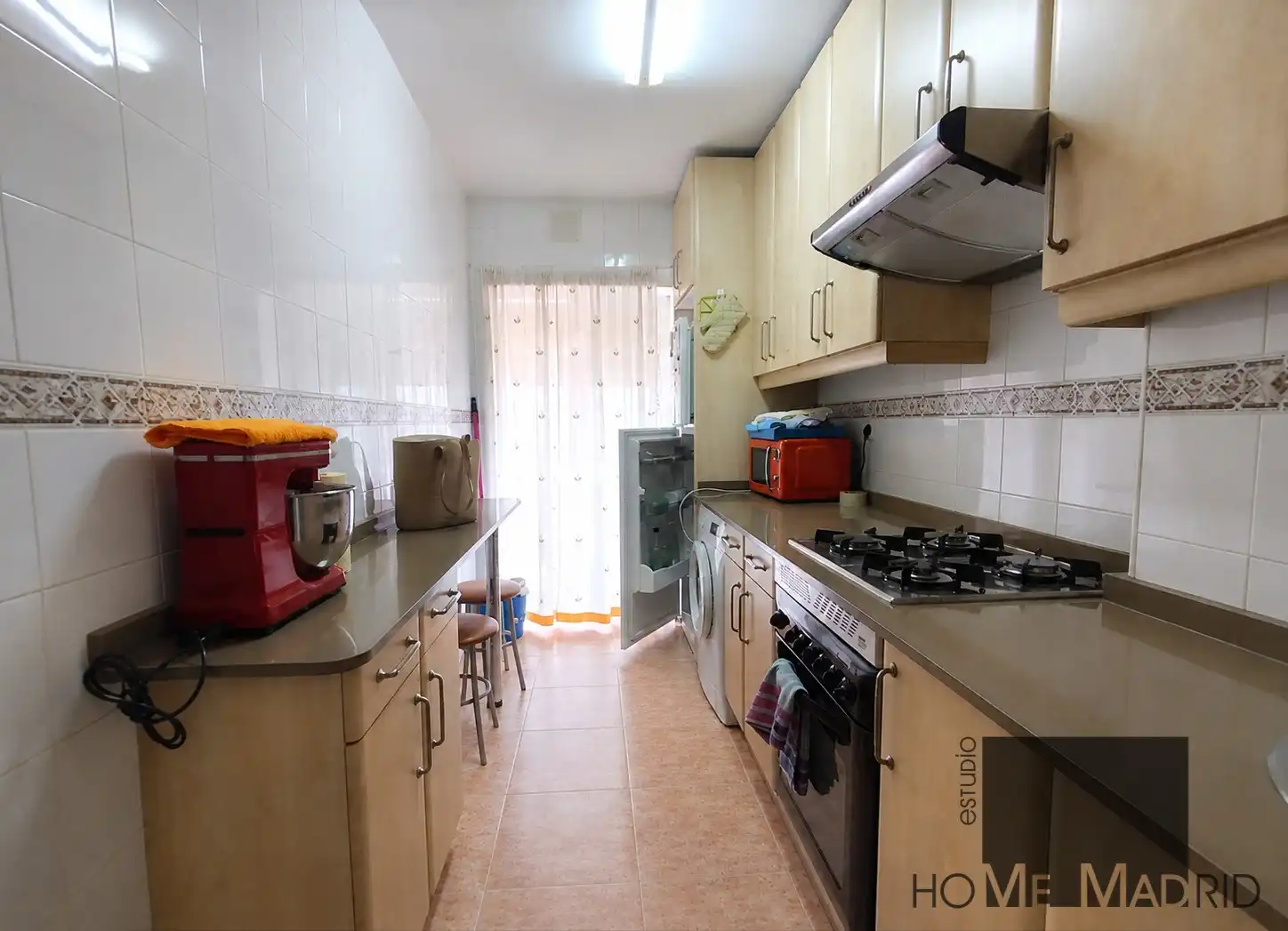 Kitchen of Flat for sale in Madrid  with Air Conditioner and Terrace