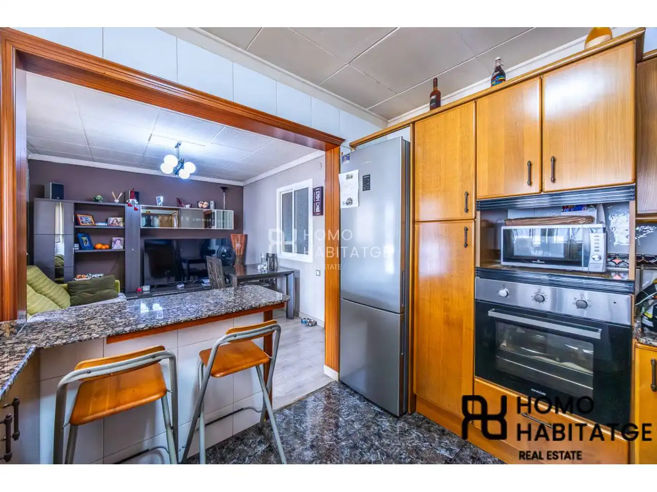 Kitchen of Flat for sale in Barberà del Vallès  with Heating, Parquet flooring and Terrace