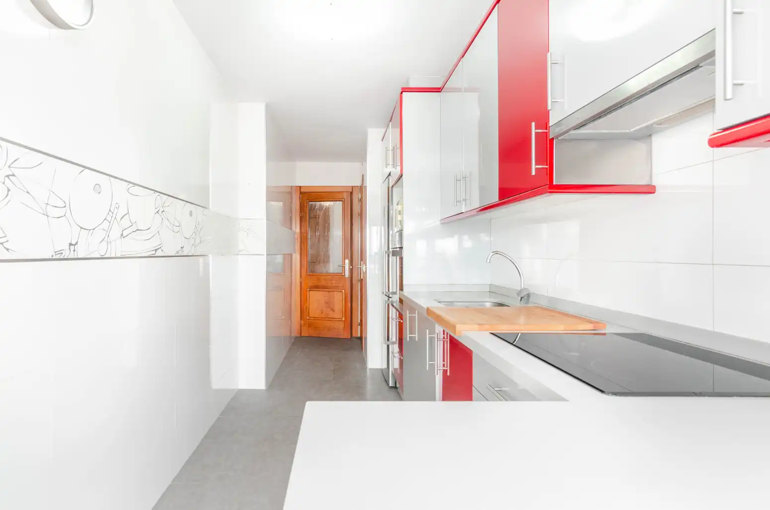 Kitchen of Flat for sale in Tineo  with Heating, Parquet flooring and Furnished