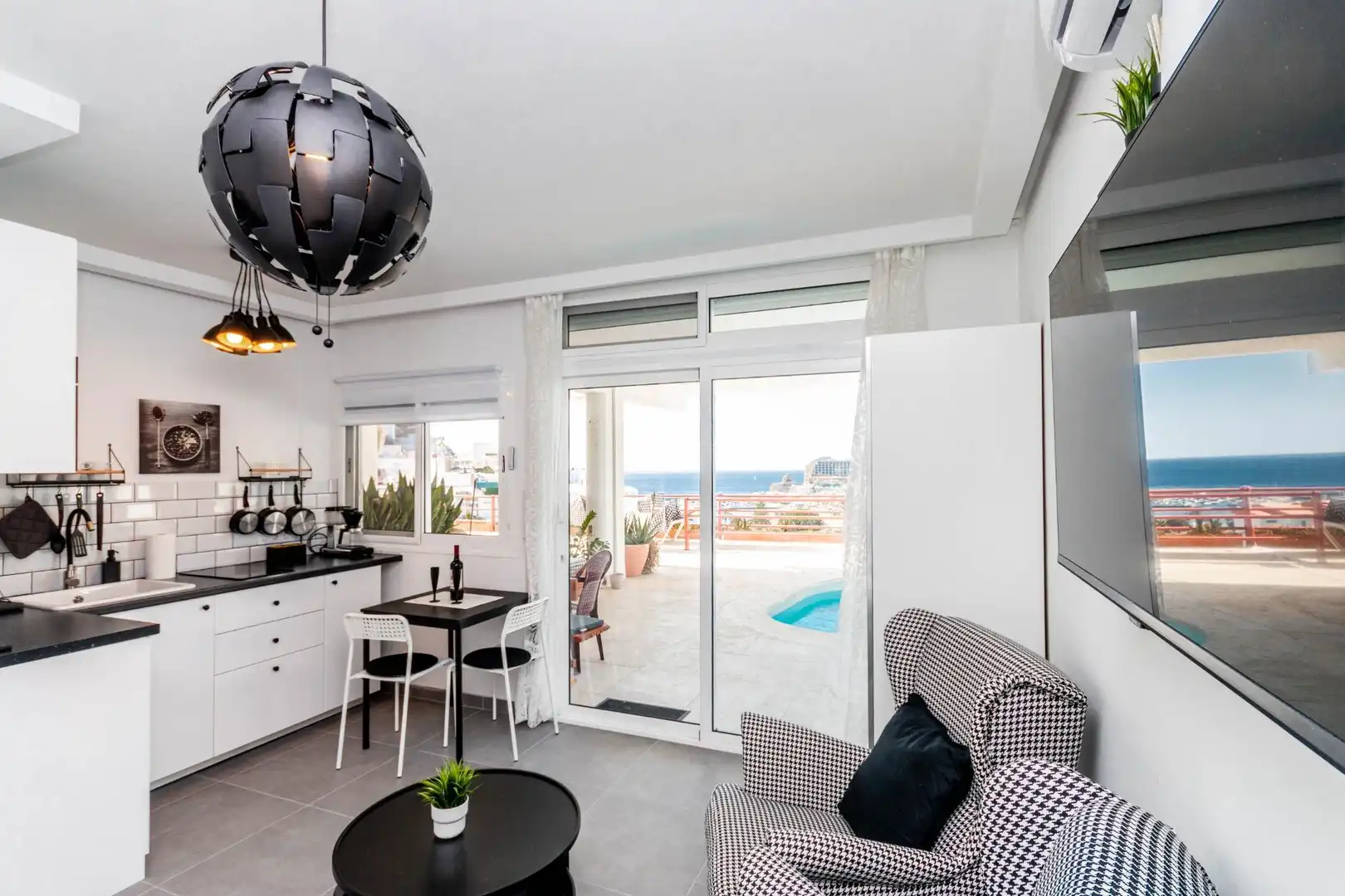 Terrassa de Apartament en venda en Mogán
