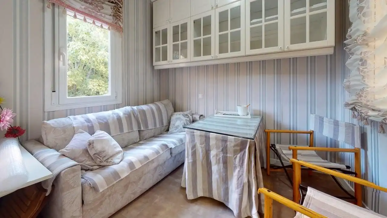 Wohnzimmer von Wohnung zur Miete in Madrid mit Klimaanlage, Heizung und Möbliert