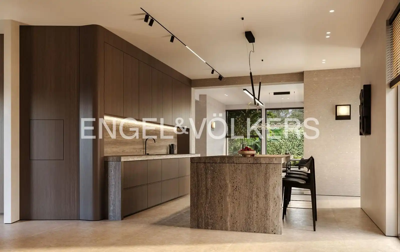 Cocina de Casa o chalet en venta en Barcelona con Aire acondicionado, Calefacción y Jardín privado