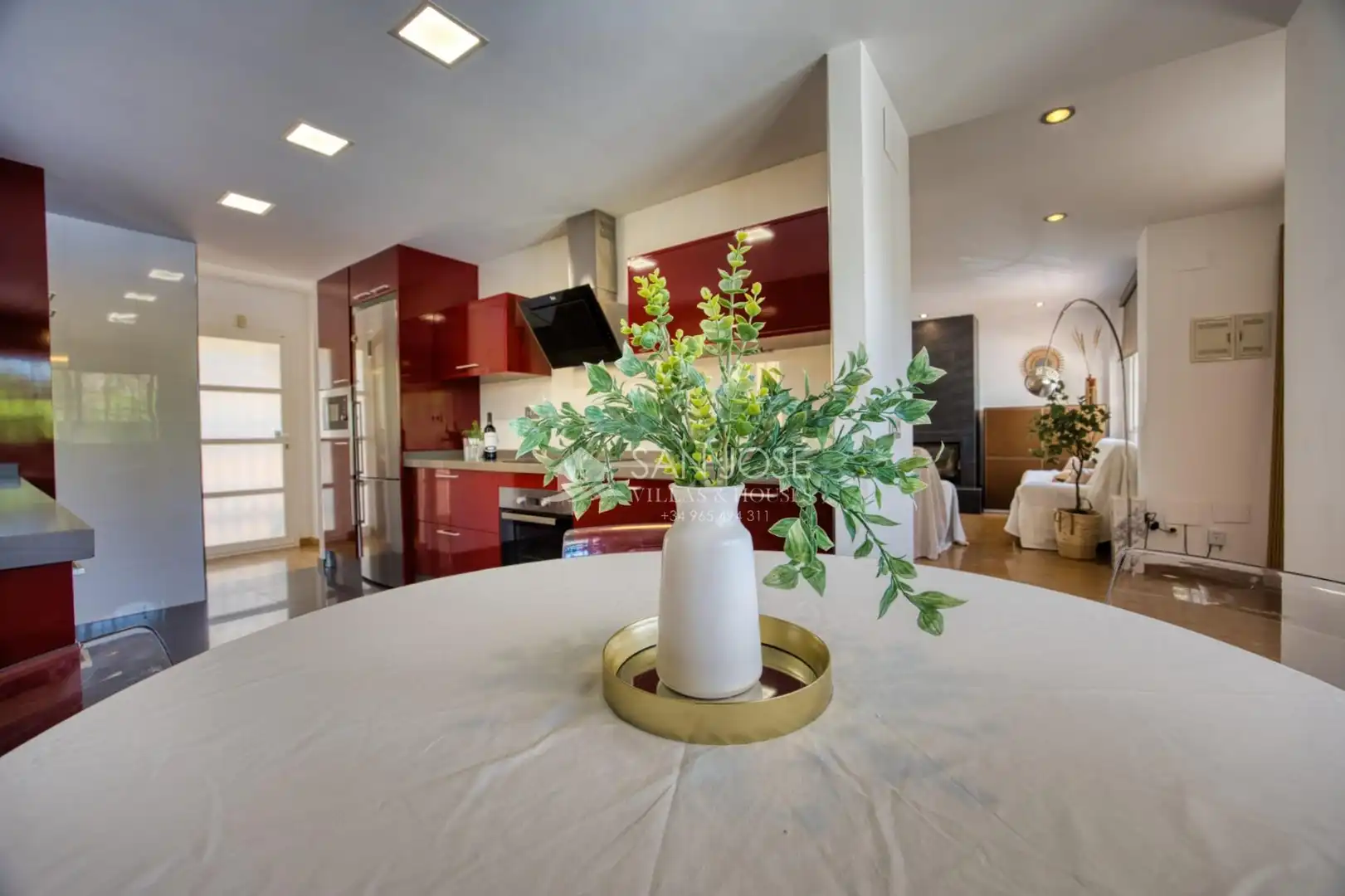 Dining room of Houses for sale in Aspe  with Air Conditioner, Heating and Private garden