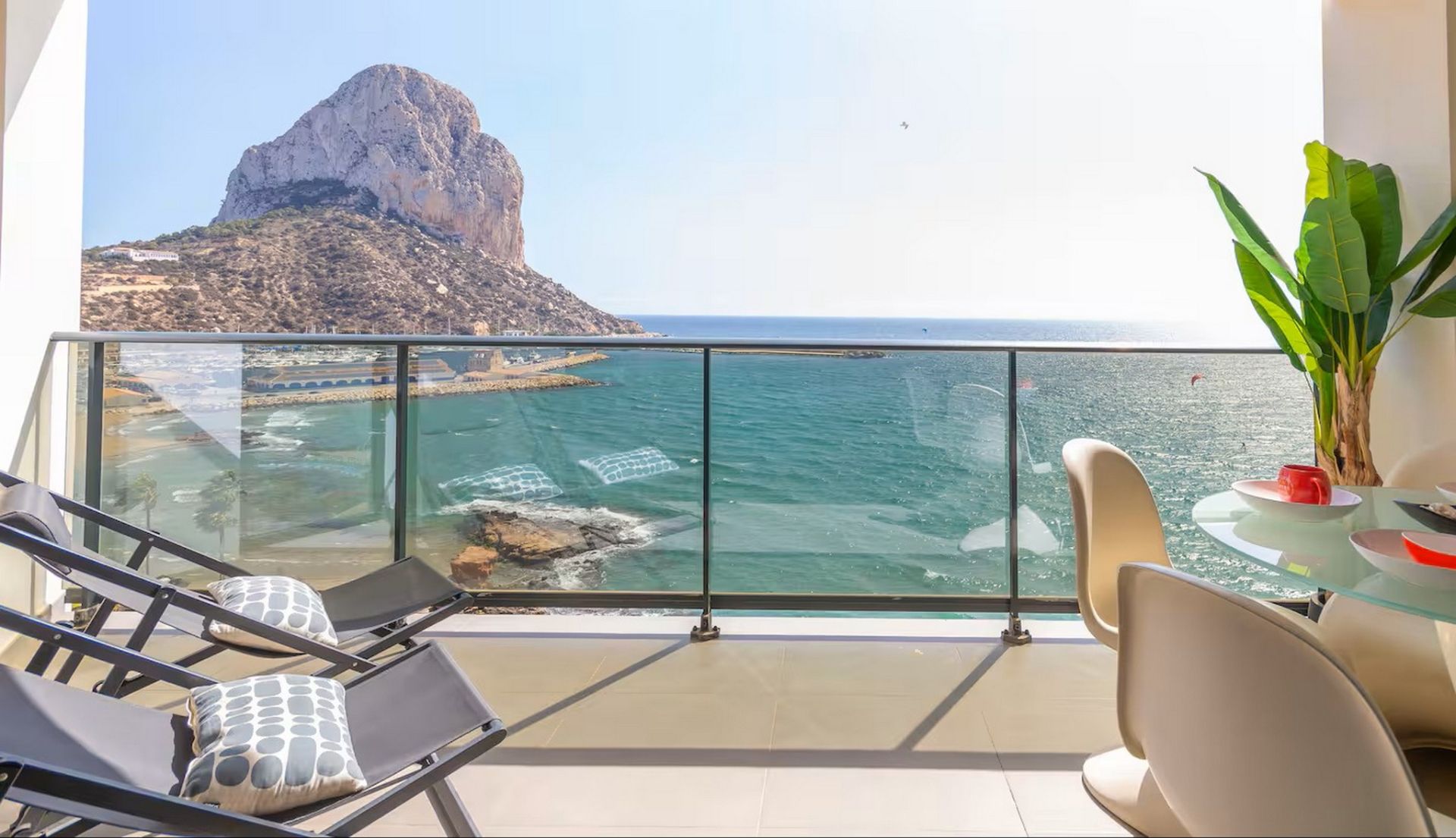 Dormitori de Pis de lloguer en Calpe / Calp amb Aire condicionat, Moblat i TV