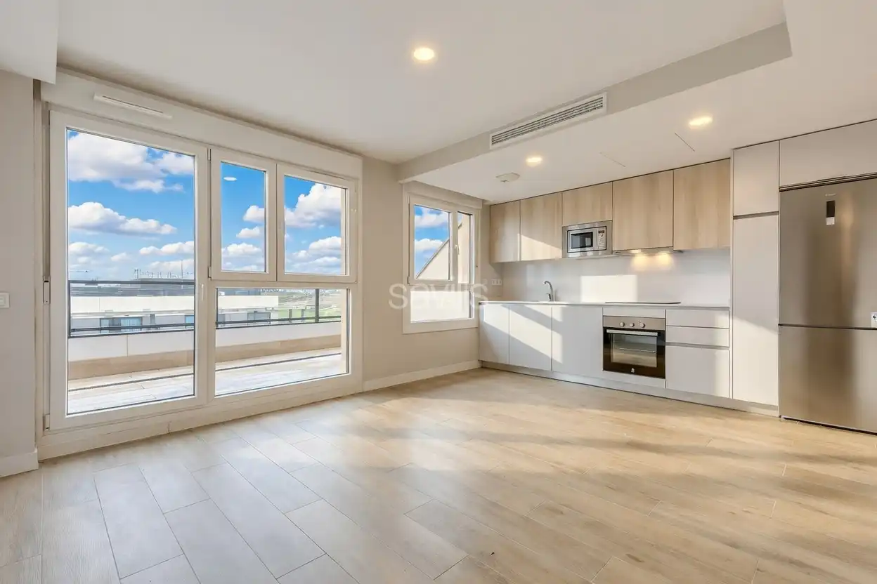 Vista exterior de Dúplex en venta en Madrid con Aire acondicionado, Calefacción y Terraza